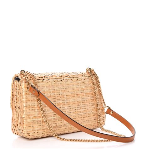 gucci coated wicker bag|gucci wicker bag small.